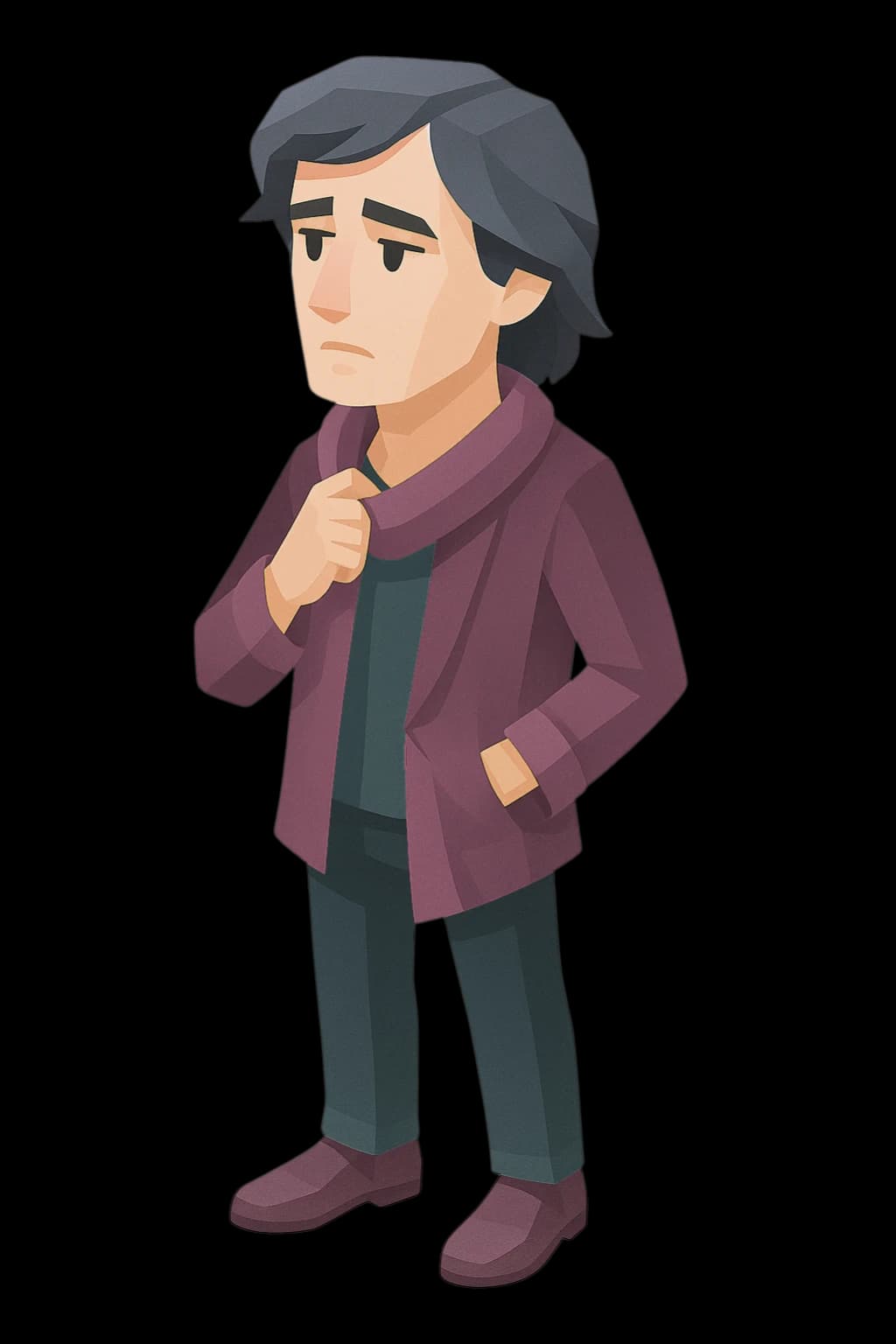 Male Muse character